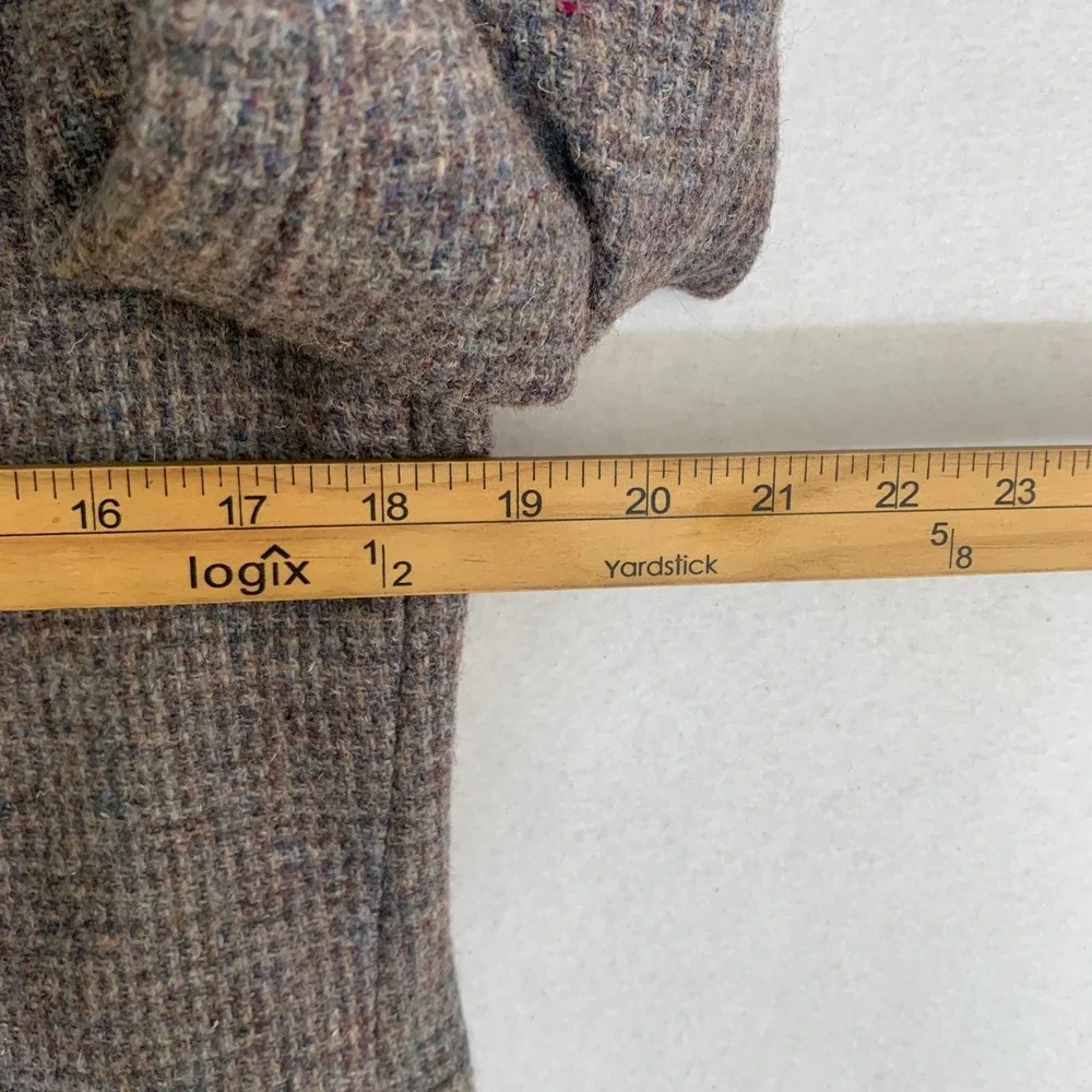 Harris Tweed Blazer Mens 40R Brown Tan Scottish Wool Sport Coat 2-Button Vintage